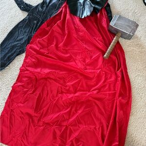 Adult Thor costume with hammer